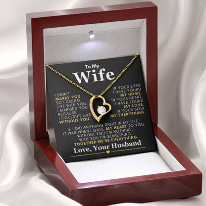 To My Wife "Together We're Everything" Necklace