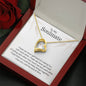 To My Soulmate | I Love You Until The End Of Time - Forever Love Necklace