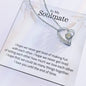 To My Soulmate | I Love You Until The End Of Time - Forever Love Necklace