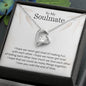 To My Soulmate | I Love You Until The End Of Time - Forever Love Necklace