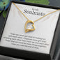 To My Soulmate | I Love You Until The End Of Time - Forever Love Necklace